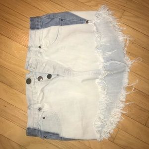 One teaspoon denim skirt